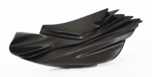 X-aile, Bronze patine noire, 40 x 17 x 17 cm