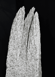 Griffes (détail), 2002, Granit du Mont -Blanc, 82 x 29 x 21 cm