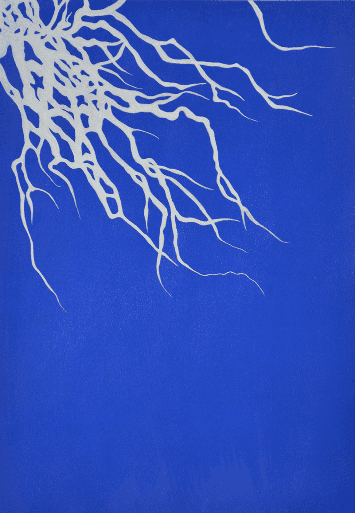 Neurones n°4, 2017, acrylique sur bois
