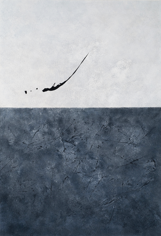 Silence 2, 2016, acrylique sur bois, 110 x 75 cm