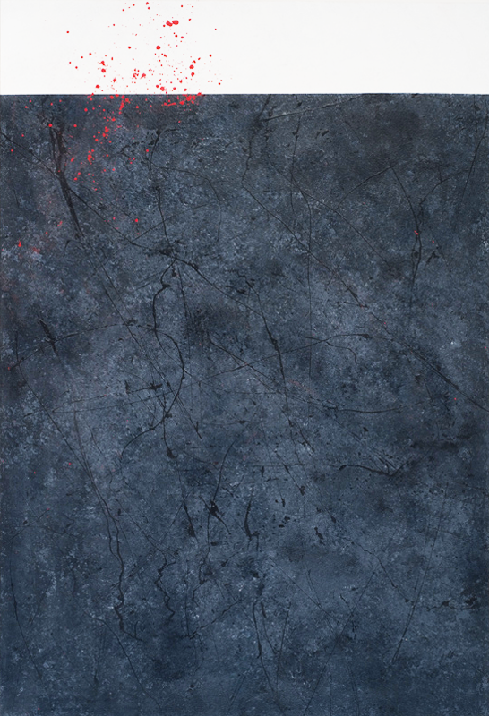 Silence 3, 2016, acrylique sur bois, 110 x 75 cm