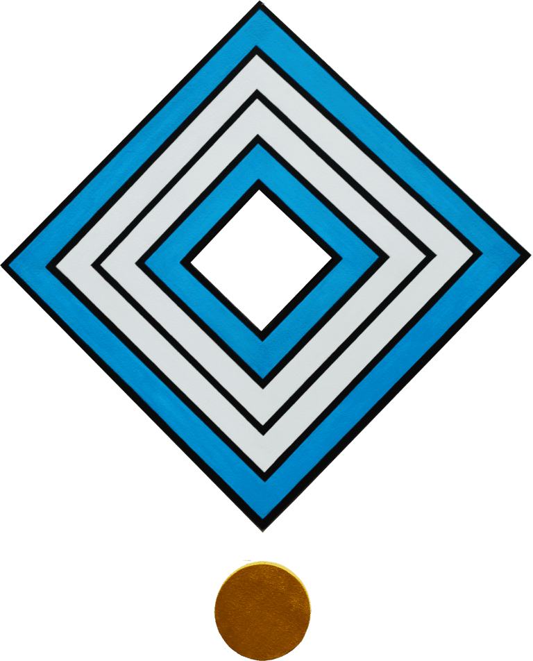 Remède 6, 2017, Acrylique sur bois, 28,5 x 28,5 cm