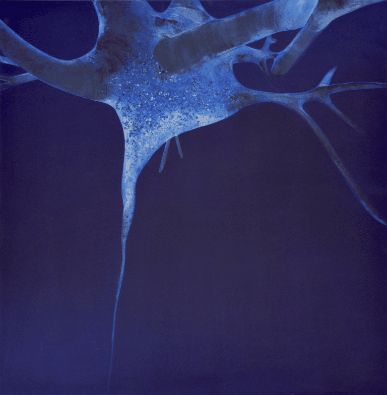 Sans Titre, 2017, acrylique sur bois, 70 x 71 cm