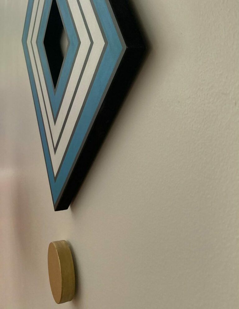 Remède 6 (détail), 2017, Acrylique sur bois, 28,5 x 28,5 cm