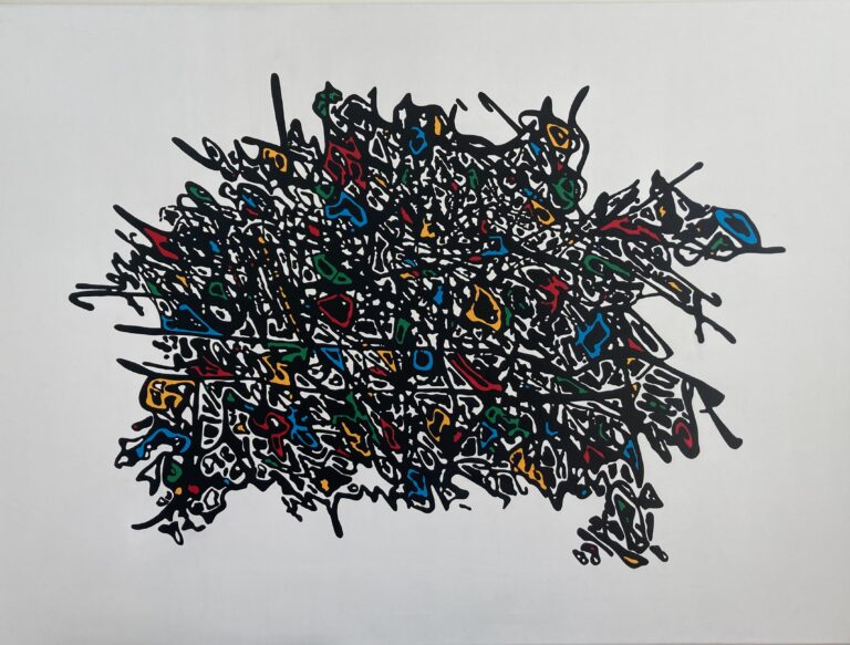 Jean et moi n° 6, 2022, Acrylique sur toile, 120 x 160 cm